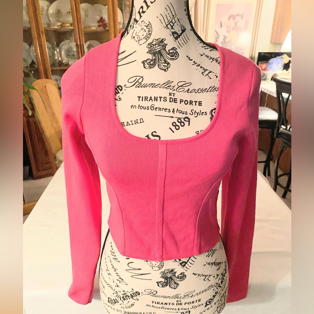 Fuschia Stretchy Top